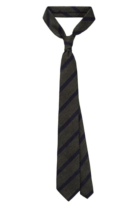 GREEN STRIPES TIE GREEN by Suitsupply