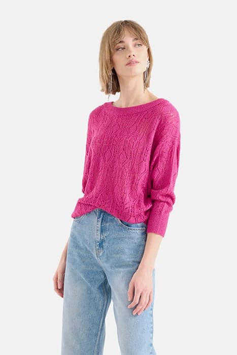 LM- SBAJOUR BATWING PULLOVER PINK by Shoeby