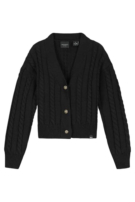 SACHA CARDIGAN BLACK by NIK & NIK