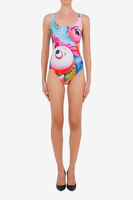 INFLATABLE ANIMALS ONE-PIECE SWIMSUIT MULTICOLOR by Moschino