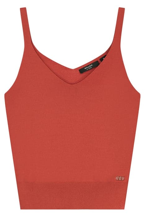 JOLIE SINGLET TERRACOTTA RED by NIK & NIK