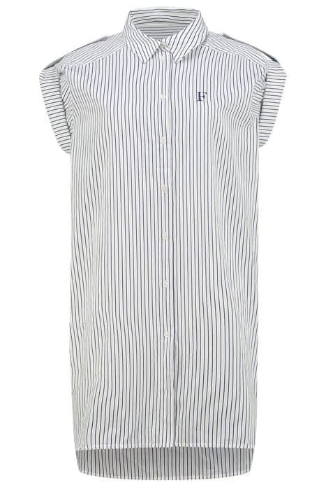 SUS SHIRT DRESS BLUE PINSTRIPE by Fifth House