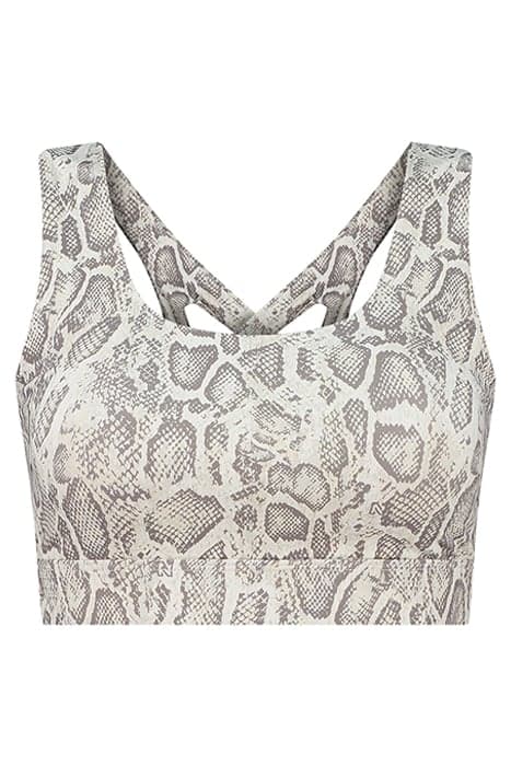 SNAKE SPORT BRA CREAM by NIKKIE