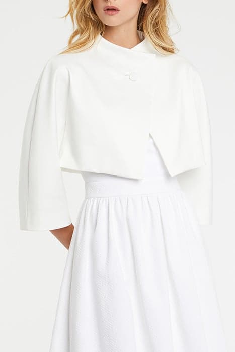 JACKET SATIN DUCHESSE OFF WHITE by Paule Ka