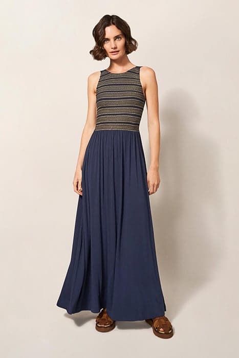 FAYE JERSEY MAXI DRESS NAVY MULTI by White Stuff