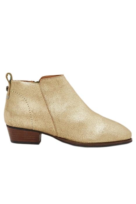 WILLOW LEATHER ANKLE BOOT GOLD TONE METALLIC by White Stuff