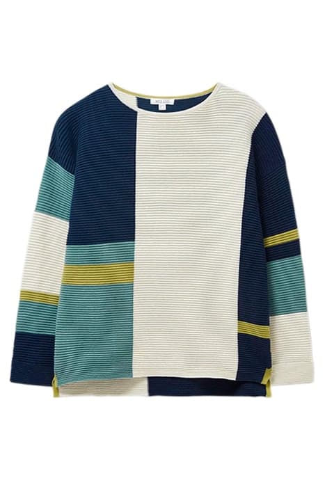 JANA JUMPER TEAL MULTI by White Stuff