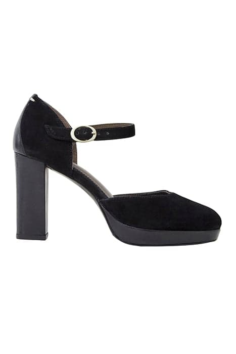 PRISCILLA PLATFORM SUEDE SHOE PURE BLACK by White Stuff