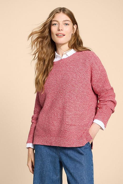 NORTHBANK JUMPER PINK MULTI by White Stuff