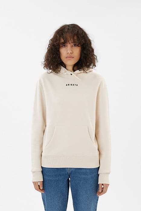 STAMP HOODIE PALE BEIGE by Axel Arigato