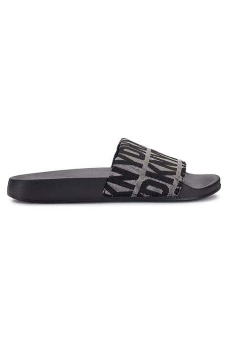 ZELLA - FLAT SLIDE BLACK/WHITE by DKNY