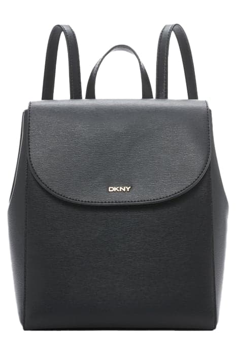 BRYANT FLAP BACKPACK BLK/GOLD by DKNY