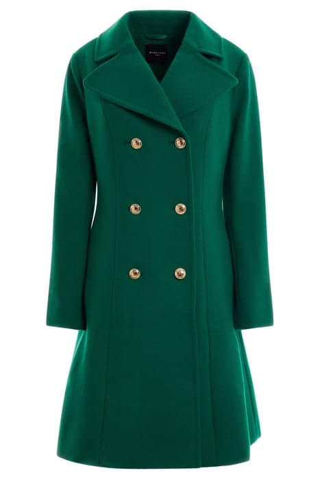 MAUREEN DOUBLE BREASTED COAT CASTLETON GREEN by Marciano by Guess