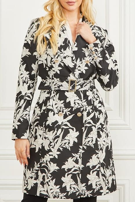 SUNBURST TRENCH SUNBURST BLACK PRINT by Marciano by Guess