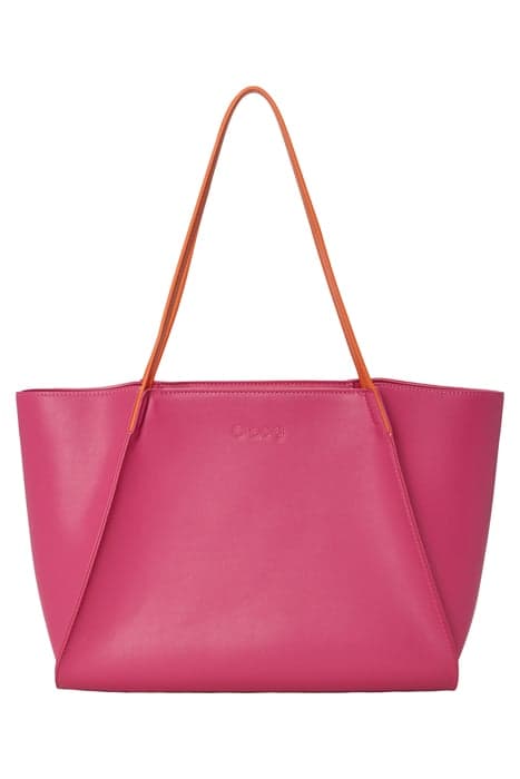 COMPOSED ZIPPER CLOSURE O BAG ISTANBUL FUCHSIA ROSE/AMBER by O bag