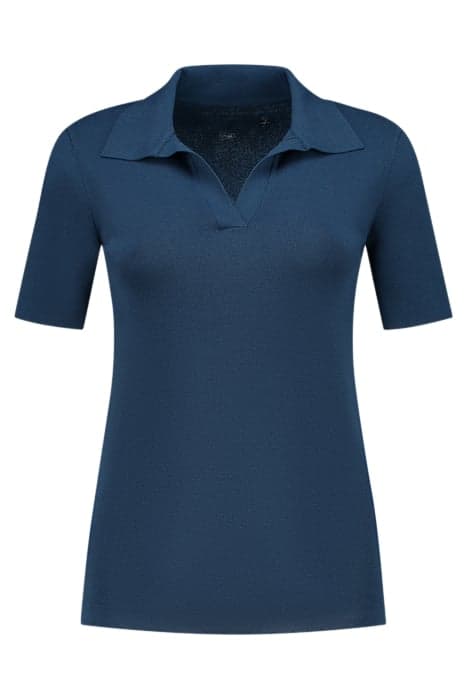 JOLIE POLO TOP NAVY by NIKKIE