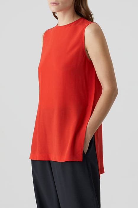 SLIT TOP SHIRTS & BLOUSES FIERY RED by Closed