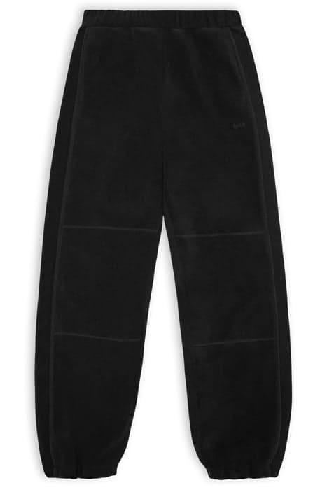 UNISEX FLEECE PANTS T1 BLACK by RAINS