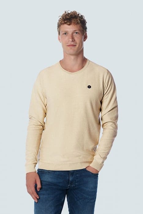 PULLOVER CREWNECK JACQUARD WITH CONTRAST COLOUR INSIDE LIGHT by No Excess