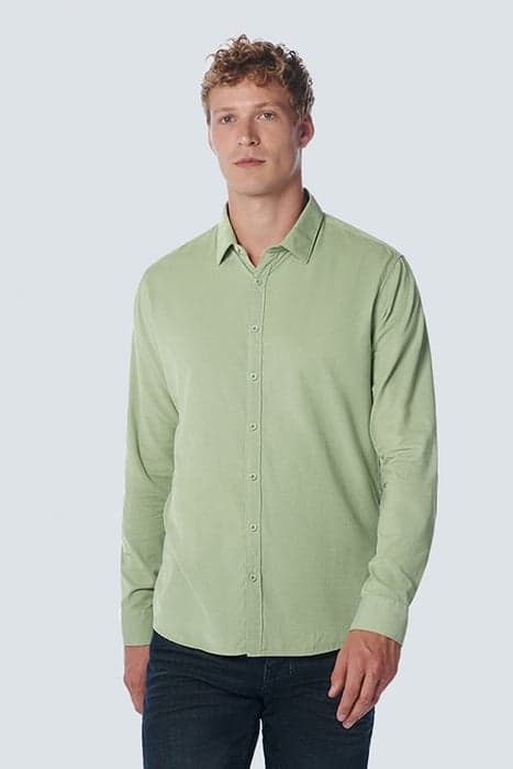 SHIRT CORDUROY LIGHT SEAGREEN by No Excess