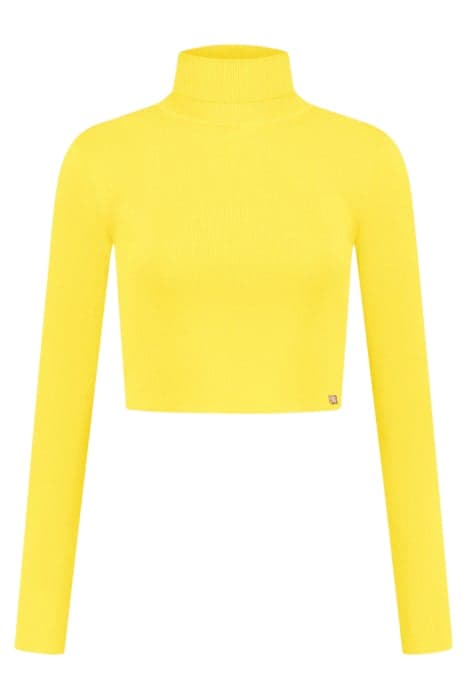 JOLIE CROPPED TOP CORN YELLOW by NIKKIE