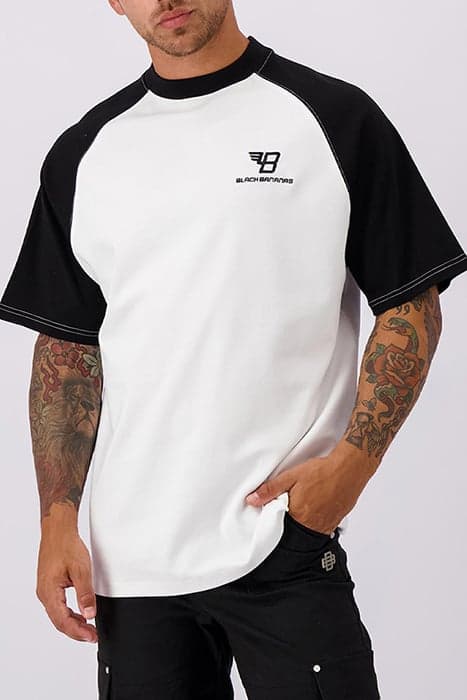 RACING TEE WHITE by Black Bananas