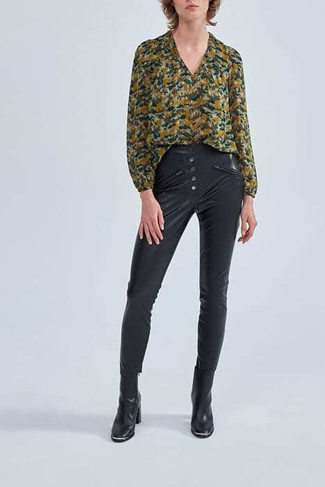 LICHEN BLOUSE WITH GREEN CAMOUFLAGE PRINT by IKKS