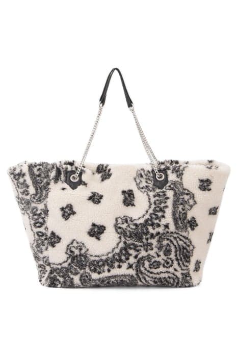 BANDANA MOTIF SHERPA OVERSIZE TOTE BAG by IKKS