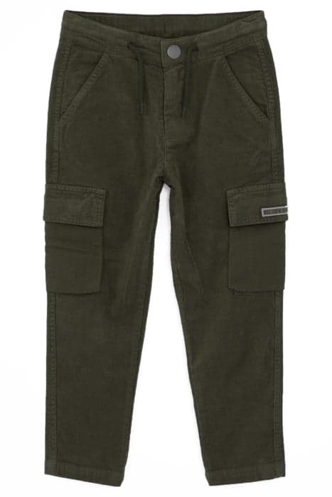 BOYS’ KHAKI CORDUROY COMBAT TROUSERS by IKKS