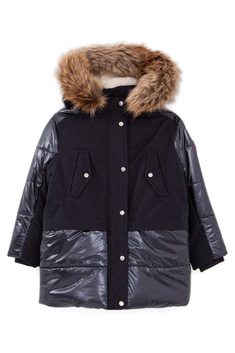 GIRLS’ 2-IN-1 NAVY PARKA AND STAR-PRINT PADDED JACKET by IKKS