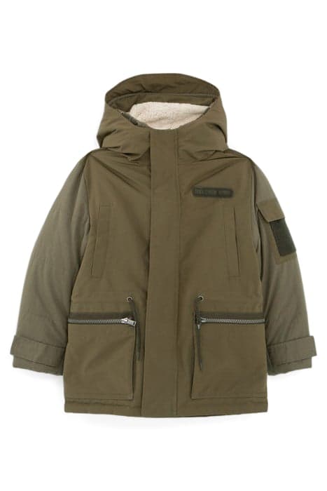 BOYS’ 3-IN-1 KHAKI PARKA AND REVERSIBLE PADDED JACKET by IKKS