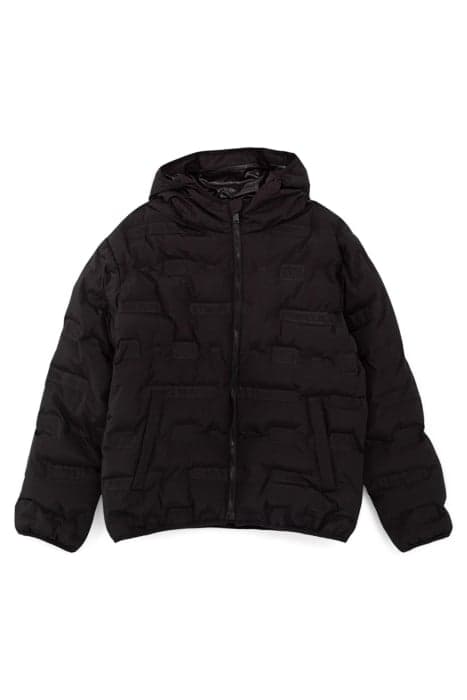 BOYS’ BLACK PADDED JACKET WITH HEAT-SEALED QUILTING by IKKS