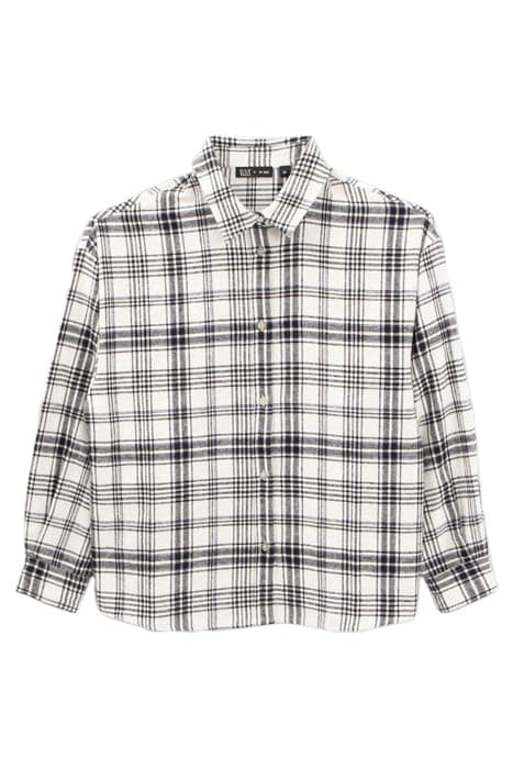 GIRLS’ BLACK AND WHITE CHECKED SHIRT by IKKS