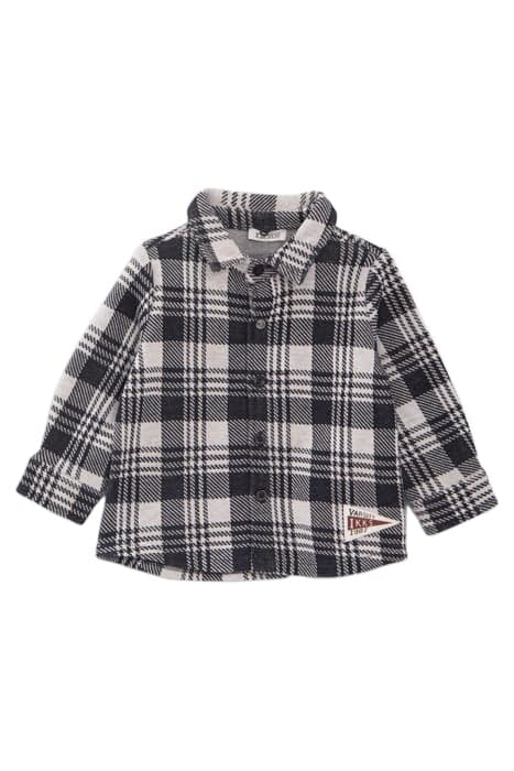 BABY BOYS’ CHECK SHIRT WITH DETACHABLE HOOD by IKKS