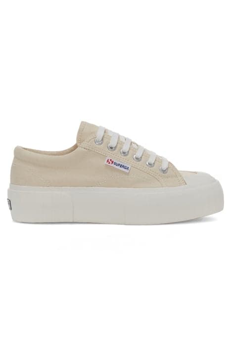 2631 STRIPE PLATFORM BEIGE LT EGGSHELL-FAVORIO by Superga