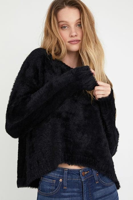 SLOUCHY SWEATER BLACK by Bella Dahl