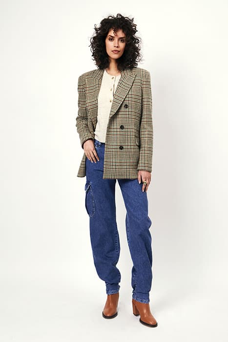 VELLUM CHECK BLAZER MULTICOLOUR by Dante6