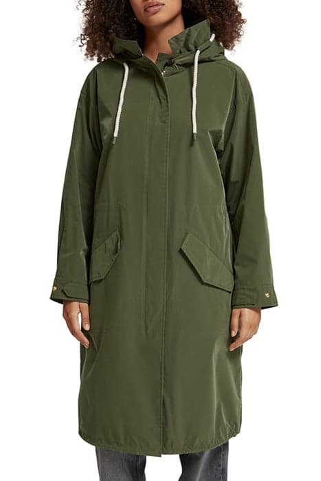 LIGHTWEIGHT PARKA ARMY by Scotch & Soda