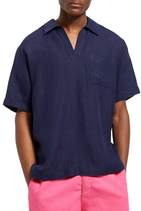 LINEN SHIRT NAVY by Scotch & Soda