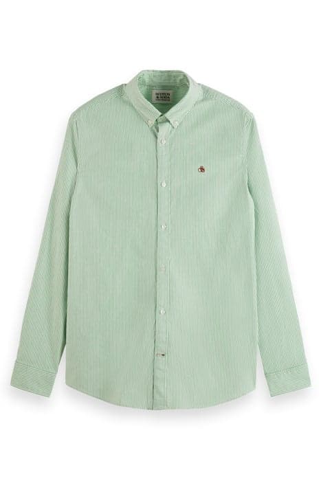 ESSENTIAL OXFORD STRIPE SEAFOAM / WHITE STRIPE by Scotch & Soda