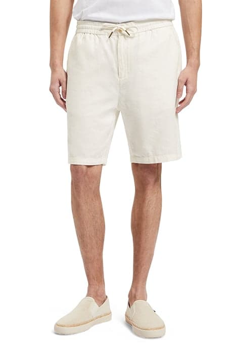 FAVE- COTTON/LINEN TWILL BERMU SHELL by Scotch & Soda