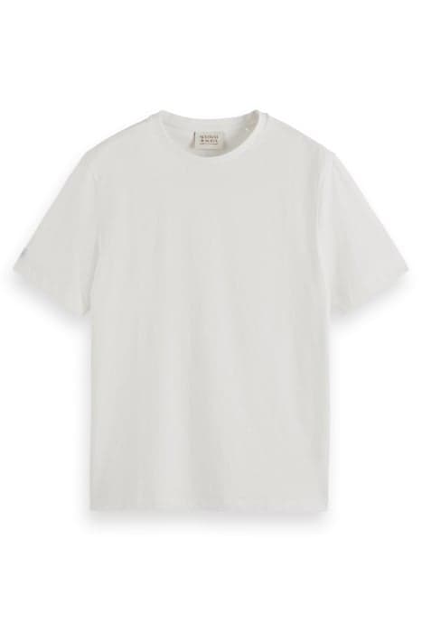 COTTON LINEN T-SHIRT WHITE by Scotch & Soda