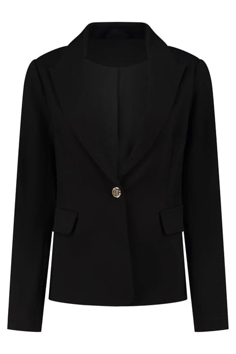 PINTUCK PUNTA BLAZER BLACK by NIKKIE