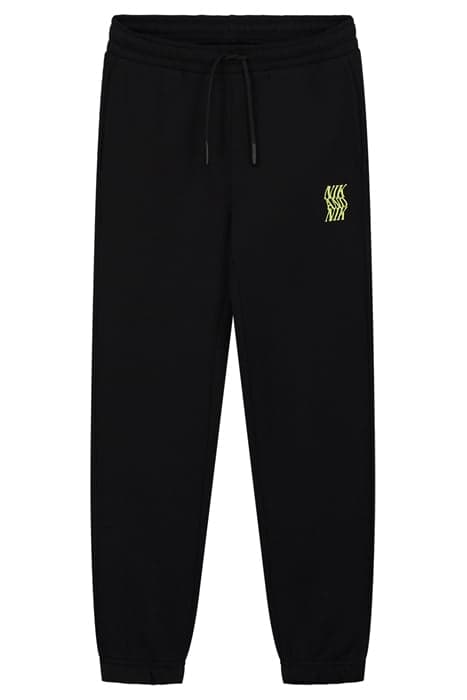 SWIRL LOGO SWEATPANTS BLACK by NIK & NIK