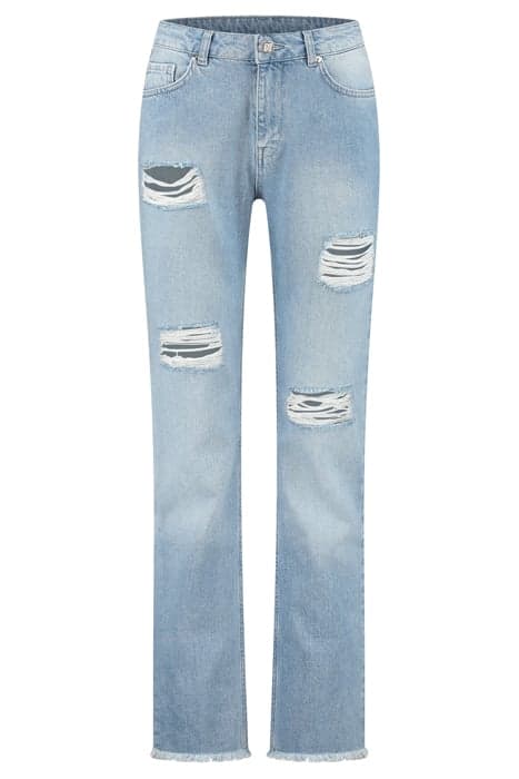 DESTROY JEANS LIGHT BLUE DENIM by NIKKIE