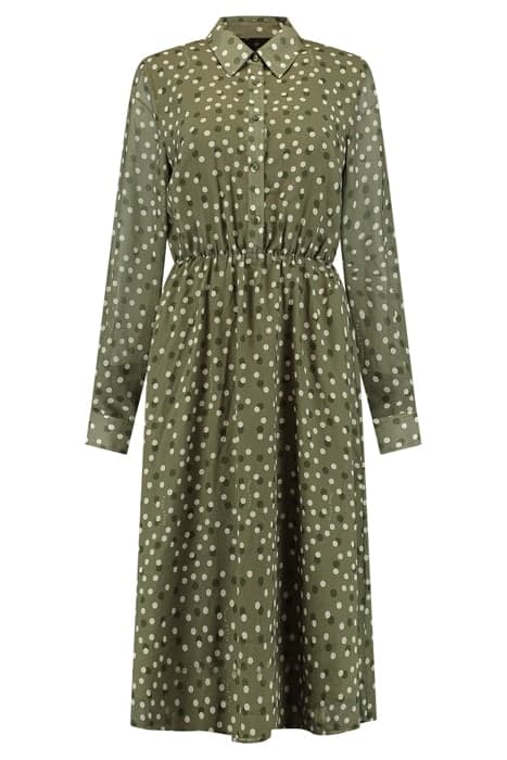 SKY DRESS OLIVE GREEN by Fifth House