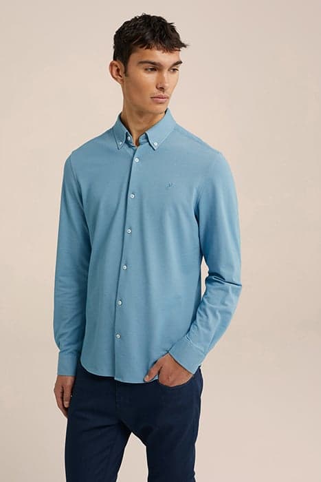 SHIRT GREEN BLUE by WE Fashion