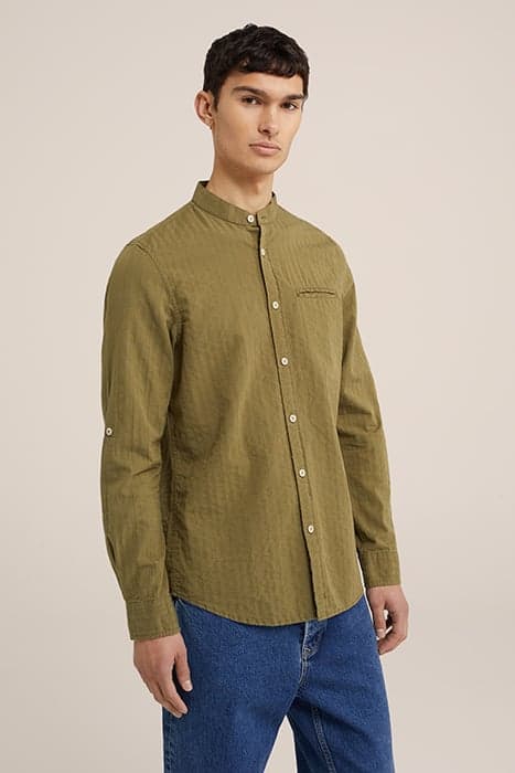 SHIRT DARK GREEN by WE Fashion