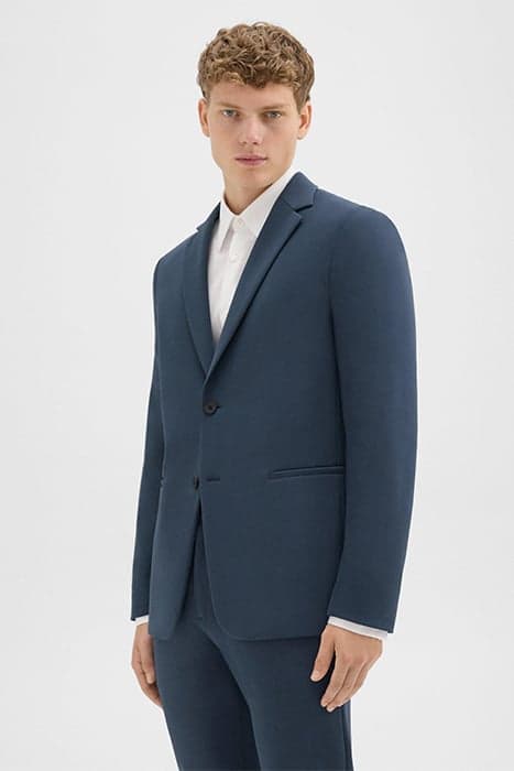 CLINTON BLAZER IN PRECISION PONTE DEEP SEA BLUE by THEORY