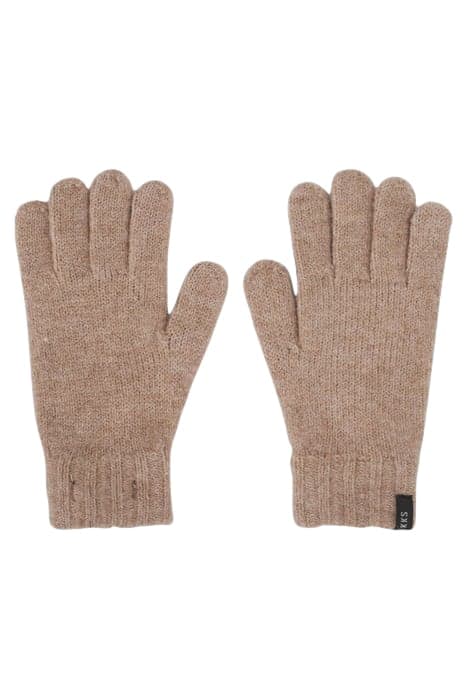 BOYS’ BEIGE KNIT GLOVES MOCHA by IKKS